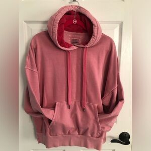 American Eagle Outfitters Oversized Dusty Rose Hoodie
